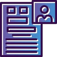 CV Vector Icon Design