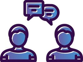 Discussion Vector Icon Design