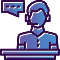 Customer Service Vector Icon Design