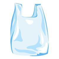 Plastic Bag Icon Transparent Background Vector Illustration Stock