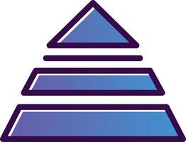 Pyramid Vector Icon Design