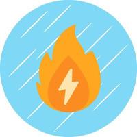 Heat Energy Vector Icon Design