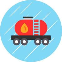 Fuel Tank Vector Icon Design