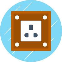 Power Socket Vector Icon Design
