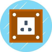 Power Socket Vector Icon Design