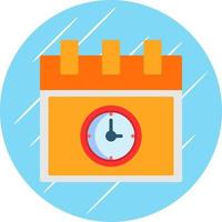 Deadline Vector Icon Design