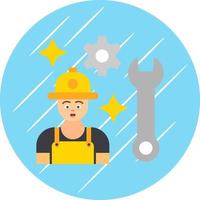 diseño de icono de vector de trabajador