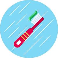 Toothbrush Vector Icon Design