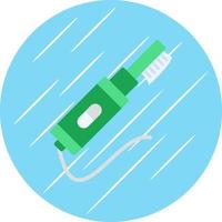 Electric Toothbrush Vector Icon Design