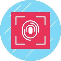 Fingerprint Scanner Vector Icon Design