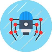 diseño de icono de vector de robot nano