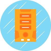 Tower Computer Vector Icon Design