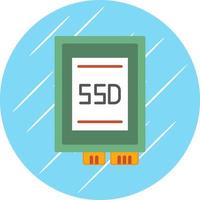 Ssd card Vector Icon Design