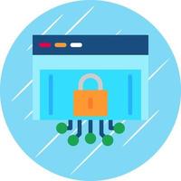 Internet Security Vector Icon Design