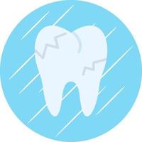 diseño de icono de vector de dientes cariados