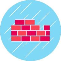 Brickwall Vector Icon Design