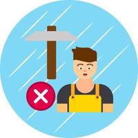 No Child Labour Vector Icon Design