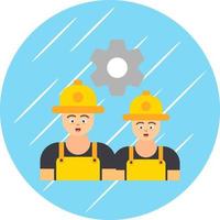 diseño de icono de vector de trabajadores