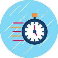 diseño de icono de vector de tiempo rápido