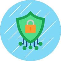 diseño de icono de vector de seguridad cibernética