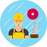 Carpenter Vector Icon Design