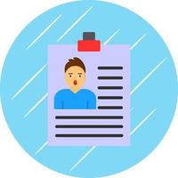 Identification Vector Icon Design