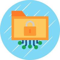 Data Encryption Vector Icon Design