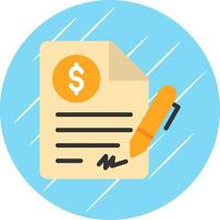 Contract Vector Icon Design