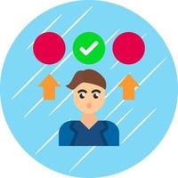 Decision Making Vector Icon Design