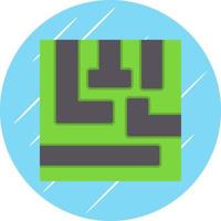 Maze Vector Icon Design