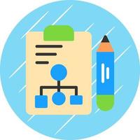 Project Plan Vector Icon Design