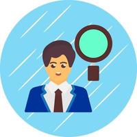 diseño de icono de vector de investigación de consumo