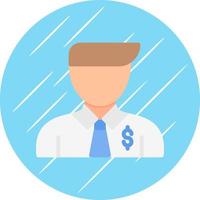 Salesman Vector Icon Design