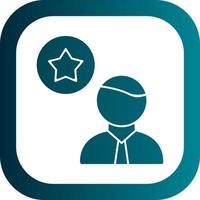 Leader Vector Icon Design