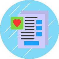 Wishlist Vector Icon Design