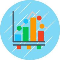 Bar Chart Vector Icon Design