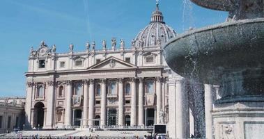 st. peters basilika de vatican stad inom rom, Italien. video