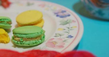 Sweets and dessert on a table video