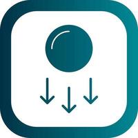 Gravitational Energy Vector Icon Design