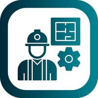 Civil Engineer Vector Icon Design