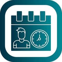 Working Hours Vector Icon Design