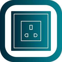 Power Socket Vector Icon Design