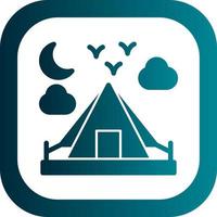 Camping Vector Icon Design