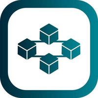 Blockchain Vector Icon Design