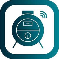 Robot Vacuum Vector Icon Design