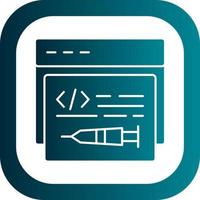 Code Injection Vector Icon Design