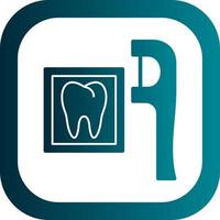 diseño de icono de vector de hilo dental