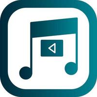 Music Player Vector Icon Design