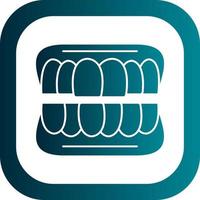 Denture Vector Icon Design