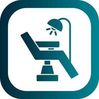 Dentist Chair Vector Icon Design